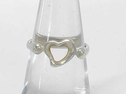 (10461_0218) Tiffany&Co. Tiffany&Co Tiffany&Co Open Heart Ring 2.3g SV925 Ring