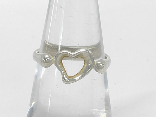 (10461_0218) Tiffany&Co. Tiffany&Co Tiffany&Co Open Heart Ring 2.3g SV925 Ring