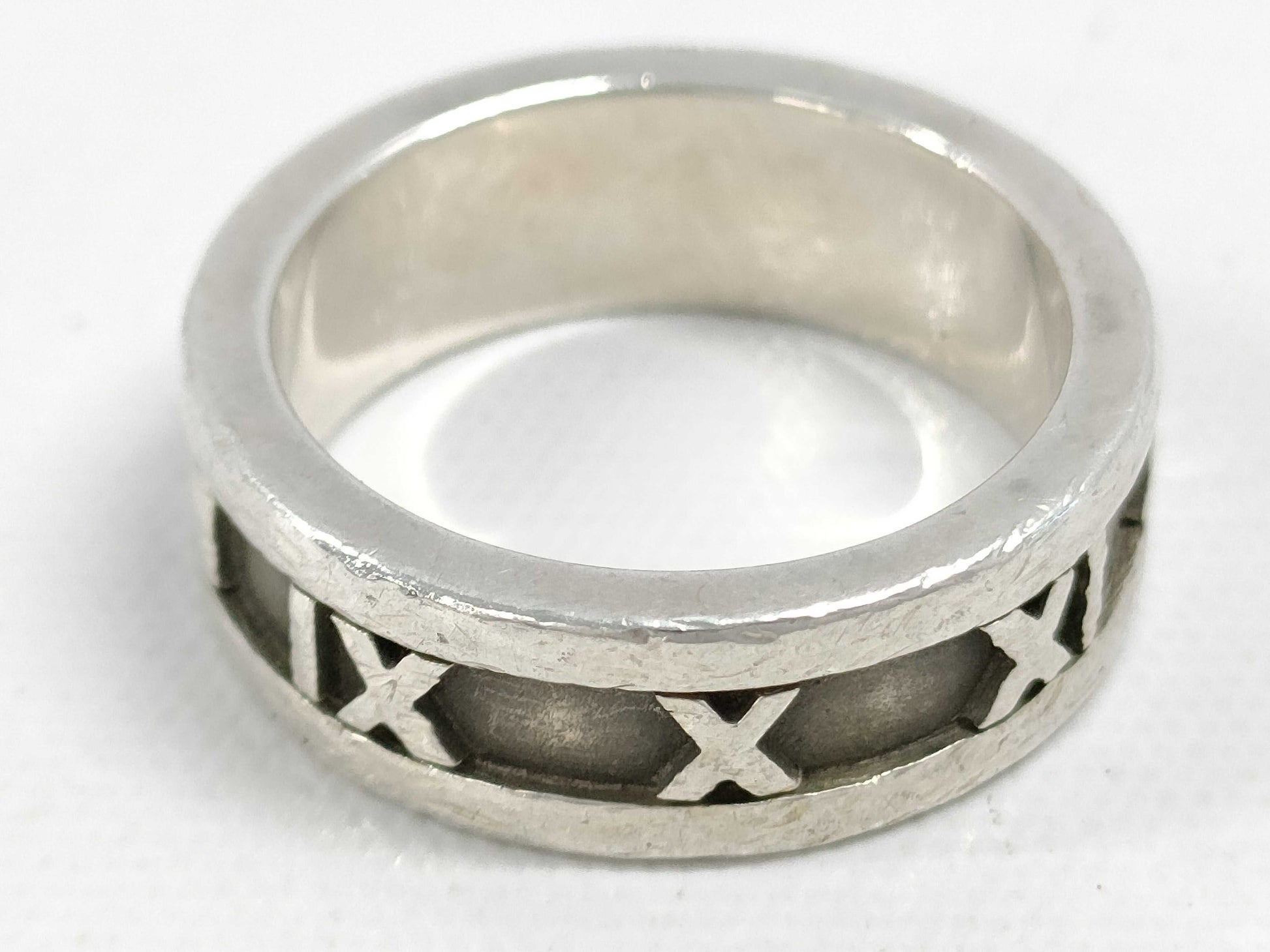 (10461_0217) Tiffany&Co. Tiffany&Co Tiffany&Co Atlas Ring 5.7g SV925 Ring