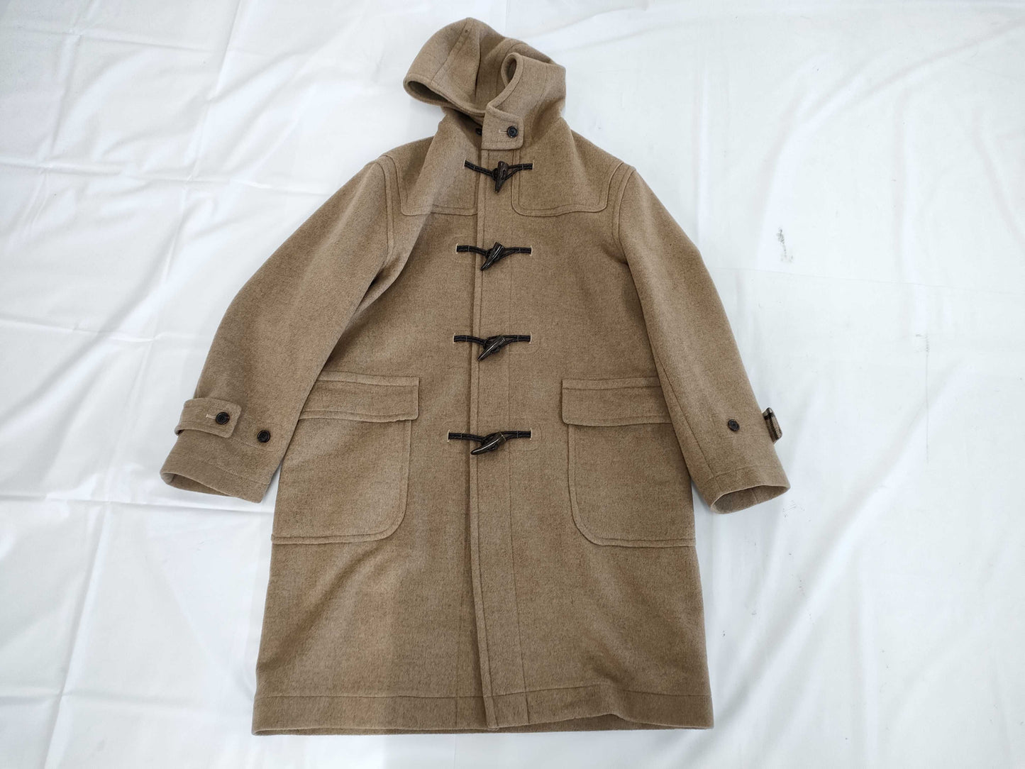 (10462_0226) BURBERRY London Cashmere Novacheck Duffel Coat M Coat