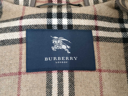 (10462_0226) BURBERRY London Cashmere Novacheck Duffel Coat M Coat
