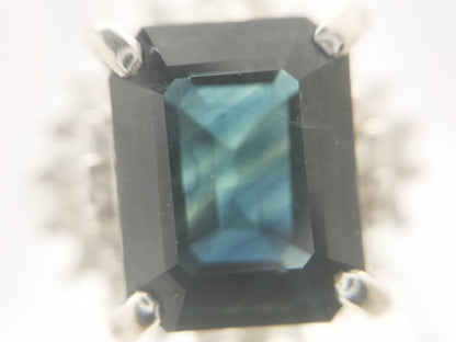 Colored Stone 2.955ct D0.47ct PT900 6.3g Ring 