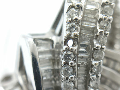 D3.50ct K18WG 18.6g Ring 
