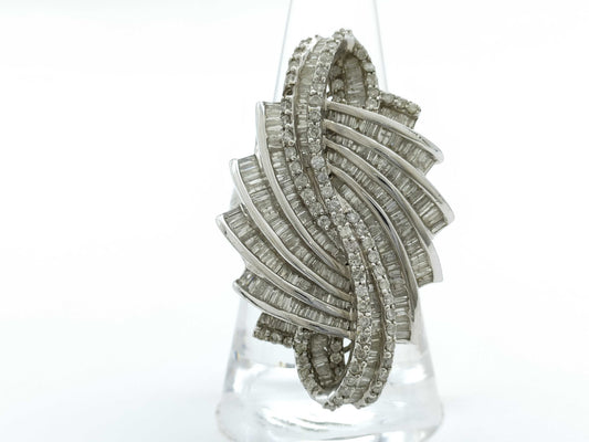 D3.50ct K18WG 18.6g Ring 