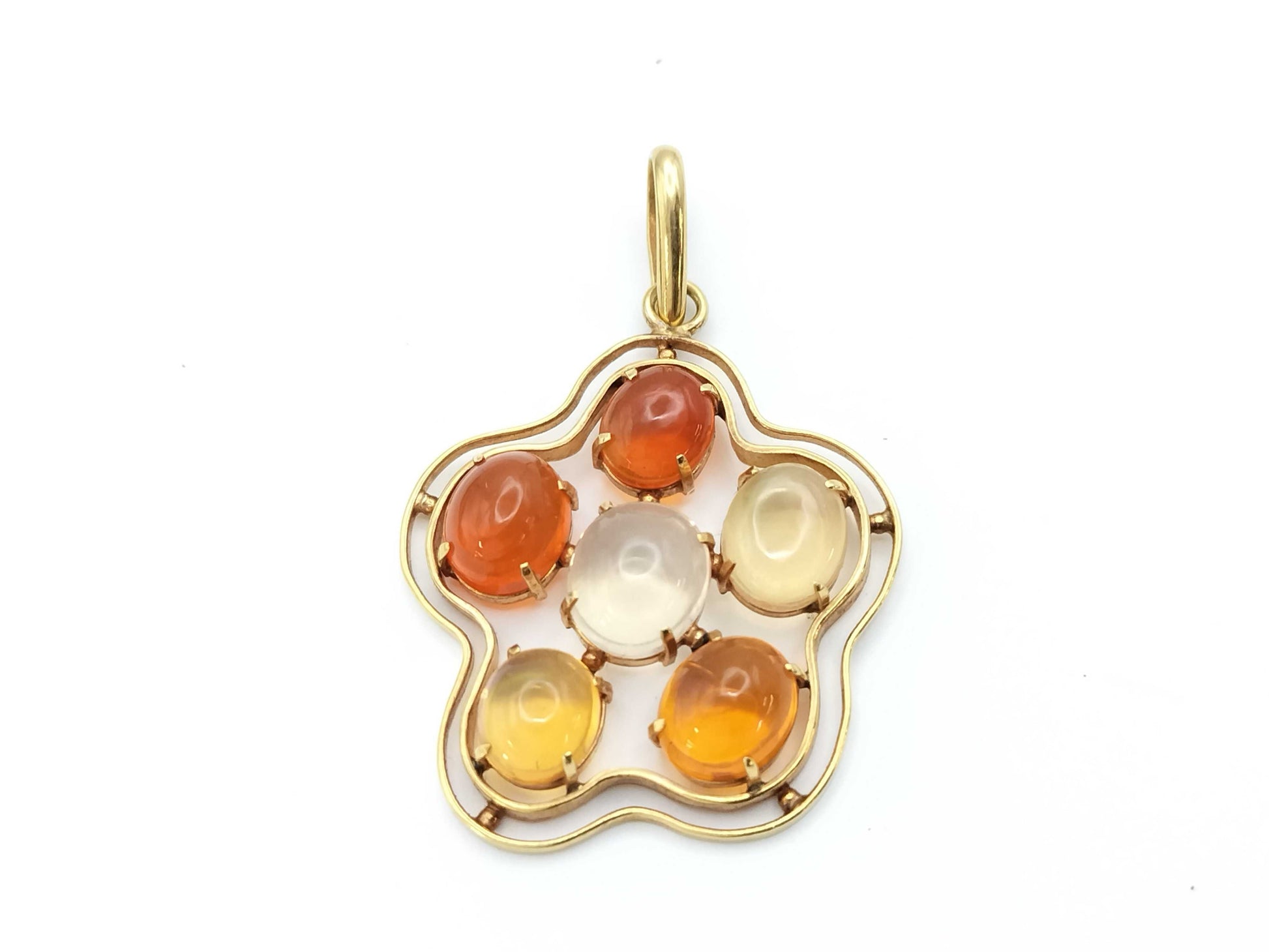 Colored Stone K18 4.7g Pendant Top 