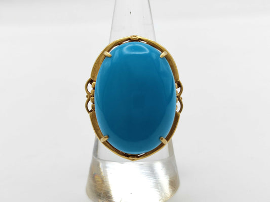 Turquoise 18K 12.1g Ring 