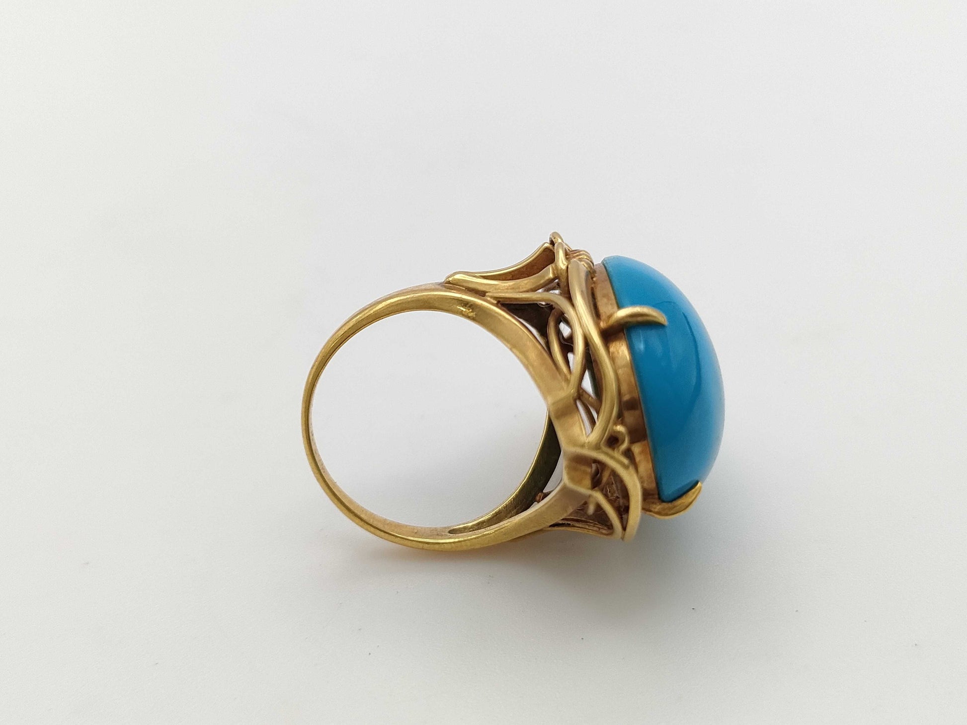 Turquoise 18K 12.1g Ring 