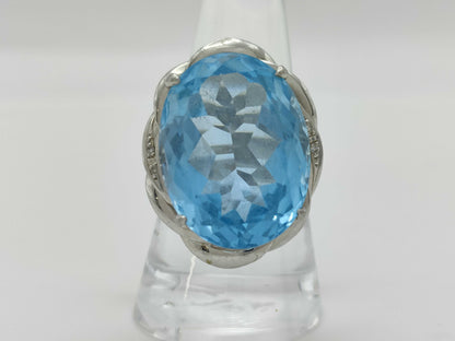 BT32.84ct D0.03ct PT900 17.0g Ring 