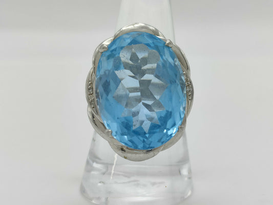 BT32.84ct D0.03ct PT900 17.0g Ring 