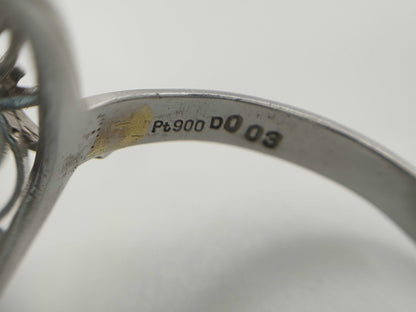 BT32.84ct D0.03ct PT900 17.0g Ring 