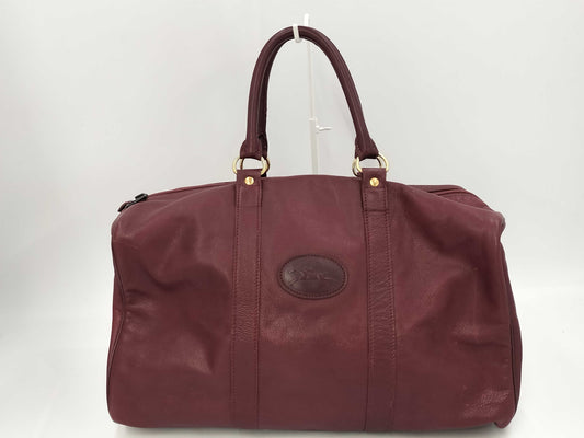(10460_0203) LONG CHAMP Longchamp Boston Bag Bordeaux Boston Bag