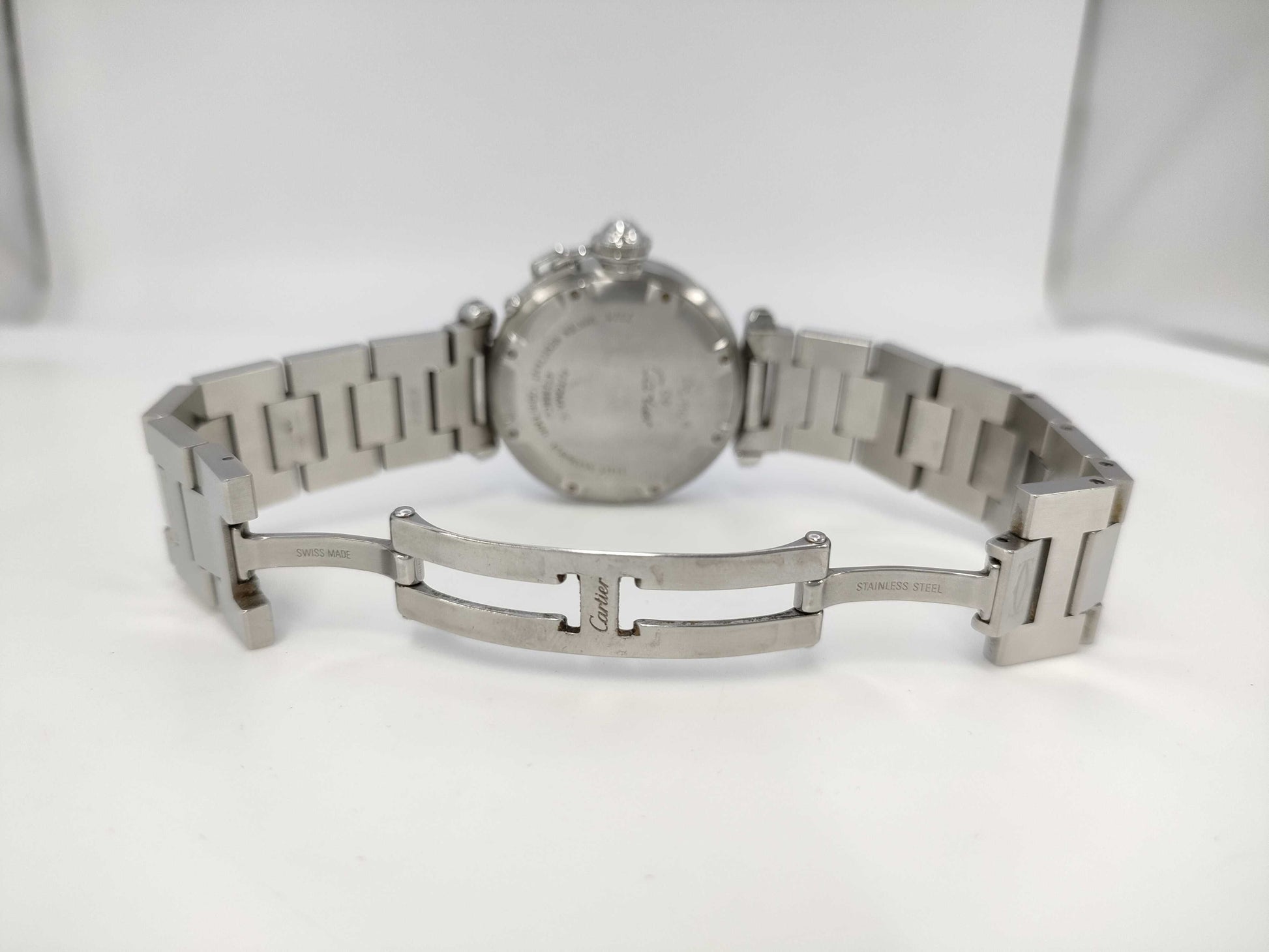 Cartier Pasha C W31043M7 2324 472388CD Automatic Black Dial Boys' Watch