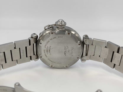 Cartier Pasha C W31043M7 2324 472388CD Automatic Black Dial Boys' Watch