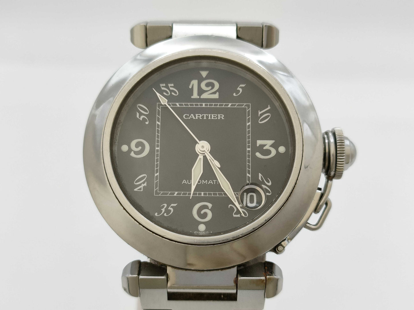 Cartier Pasha C W31043M7 2324 472388CD Automatic Black Dial Boys' Watch