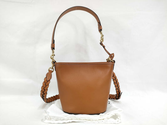 COACH Leather 2-Way Handbag CJ815 Shoulder Bag