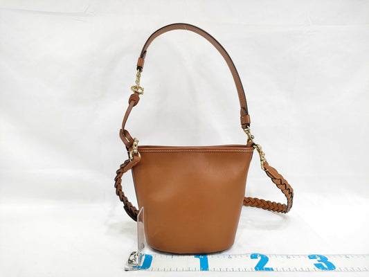 COACH Leather 2-Way Handbag CJ815 Shoulder Bag