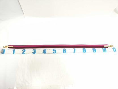 LOUIS VUITTON Signature Strap, Brown/Pink, Signature Canvas with Gold Hardware