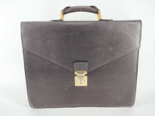 LOUIS VUITTON Epi LV Epi Ambassador Bag M54412 Serial Number Unknown Business Bag