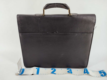 LOUIS VUITTON Epi LV Epi Ambassador Bag M54412 Serial Number Unknown Business Bag