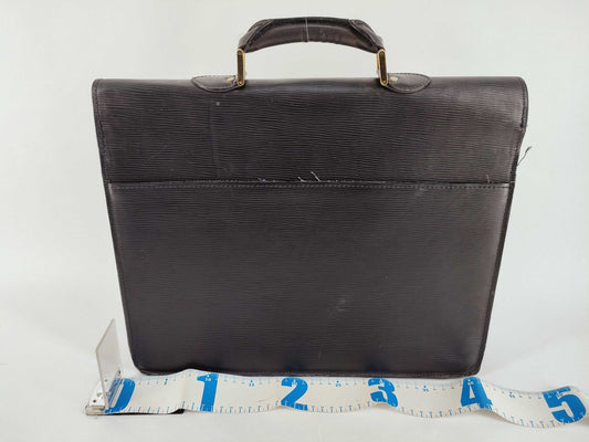LOUIS VUITTON Epi LV Epi Ambassador Bag M54412 Serial Number Unknown Business Bag
