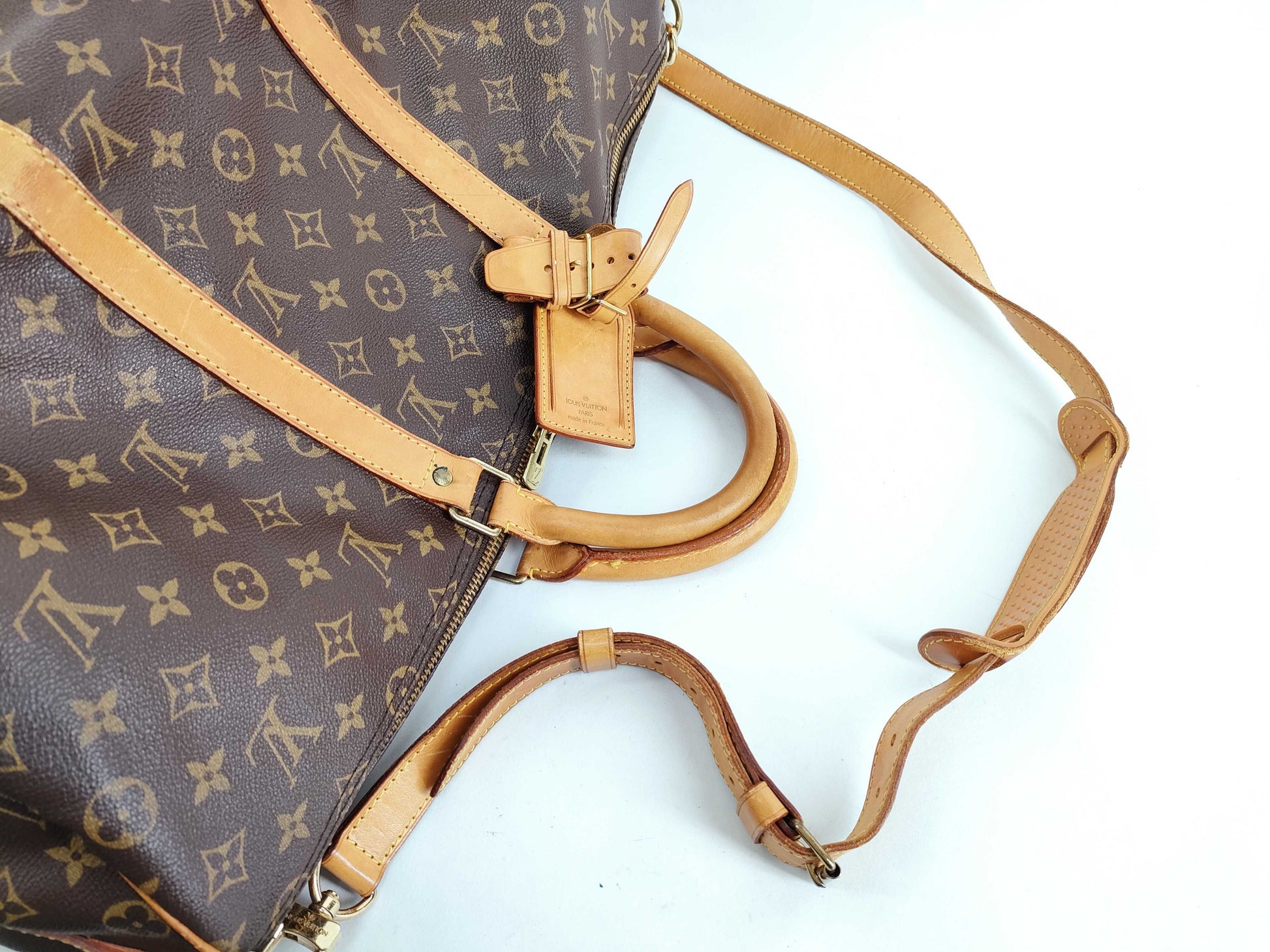 LOUIS VUITTON Monogram LV Monogram Keepall Bandouliere 50 M41416 VI0934 Boston Bag