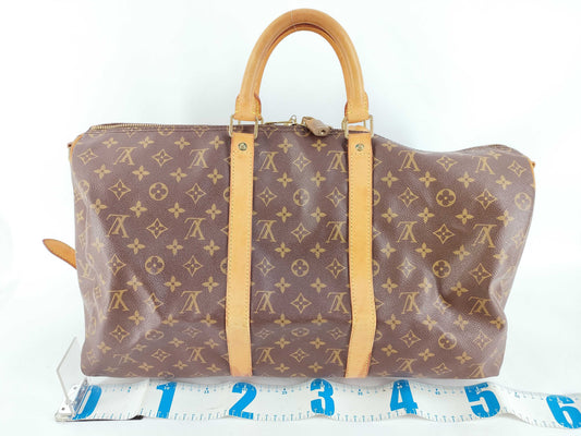 LOUIS VUITTON Monogram LV Monogram Keepall Bandouliere 50 M41416 VI0934 Boston Bag