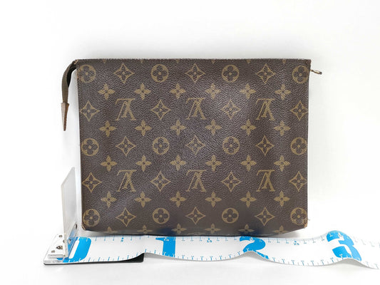 LOUIS VUITTON Monogram LV Monogram Poche Toilette 26 M47542 Pouch with Unknown Serial Number