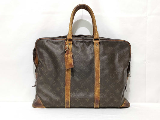 LOUIS VUITTON Monogram LV Monogram Porte Document Voyage M53361 Business Bag 