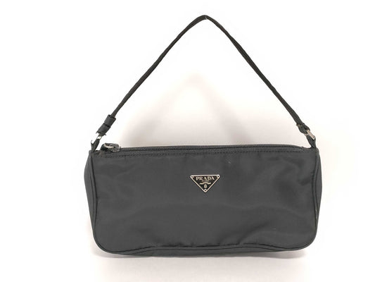 PRADA Nylon Prada Tessuto Handbag Black Handbag