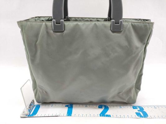 PRADA Nylon Prada Tote Bag Green Nylon Handbag