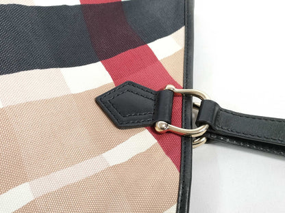 BURBERRY Check Pattern Tote Bag Tote Bag