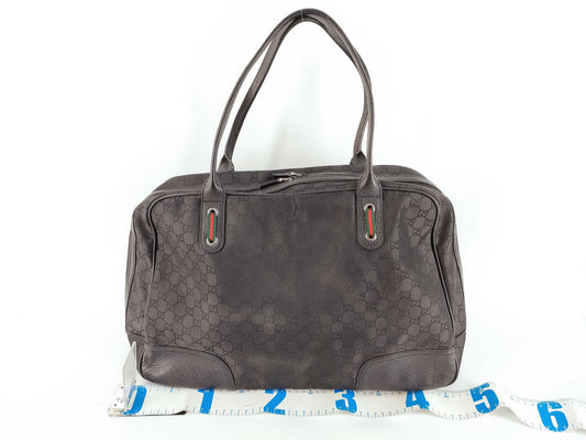 GUCCI Gucci Princess Bag Black Sherry Line Boston Bag