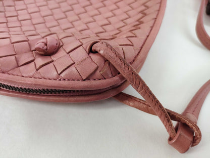 BOTTEGA VENETA Intrecciato Bottega Veneta Shoulder Bag, Purple Leather