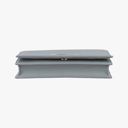 Dior 30 Montaigne Gray Leather Shoulder Bag 19-BO-0261