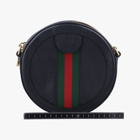 GUCCI Ophidia Black/Green/Red Leather Shoulder Bag 550618F029149384