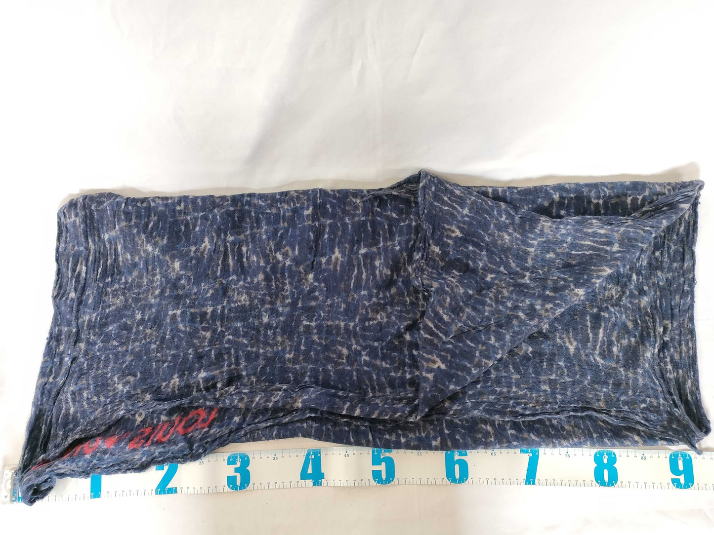 LOUIS VUITTON Wool Blue Scarf