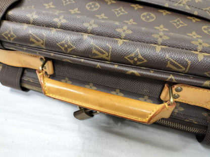 LOUIS VUITTON Monogram Satellite 53 M23356 VI1906 Brown Suitcase