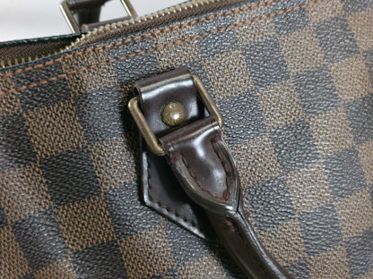 LOUIS VUITTON Damier PH - Louis Vuitton Damier Ebene Speedy Canvas Han Bag 30cm Handbag
