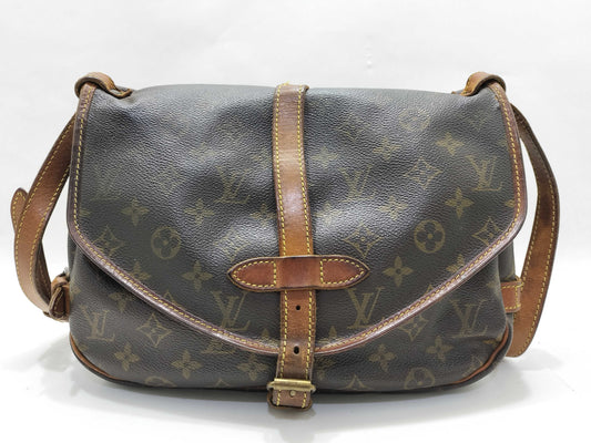 LOUIS VUITTON Monogram Saumur 30 M42256 AR8912 Shoulder Bag