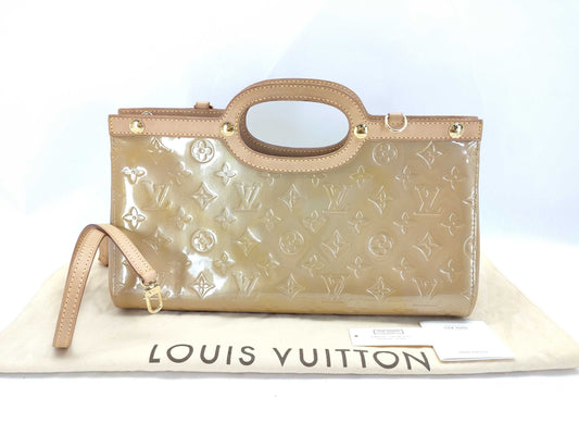 LOUIS VUITTON Vernis Roxbury Drive M91391 LM00636 Yellow Handbag