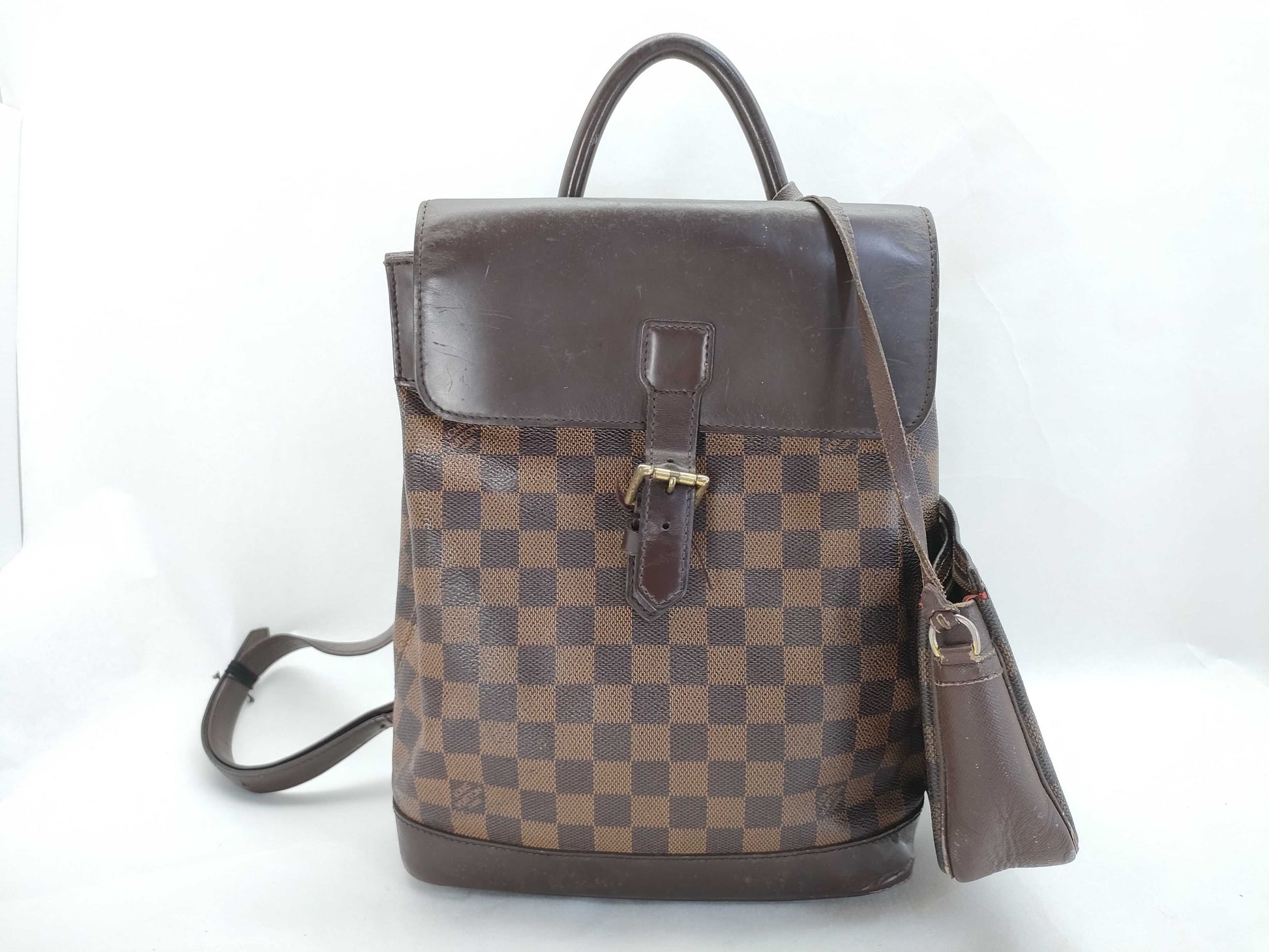 LOUIS VUITTON Damier Soho N51132 Backpack