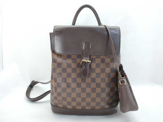 LOUIS VUITTON Damier Soho N51132 Backpack