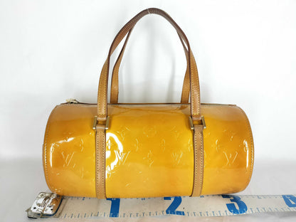 LOUIS VUITTON Vernis Bedford Yellow Handbag M91006 V10092