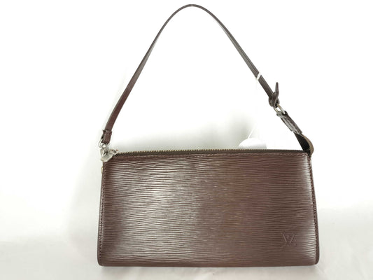 LOUIS VUITTON Epi FR－Louis Vuitton Epi Pochette accessoire M5294 Brown Pouch