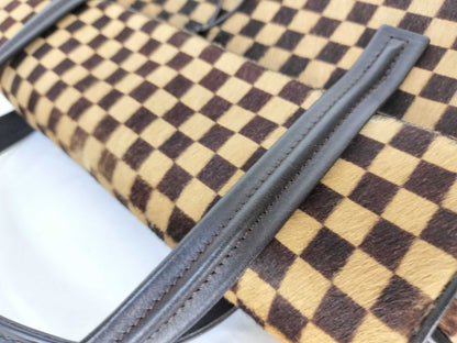 LOUIS VUITTON Damier Sauvage Lion M92131 CE0042 Brown Handbag