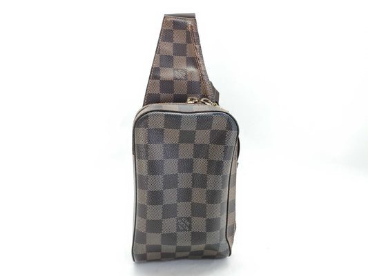 LOUIS VUITTON Damier Geronimos N51994 CA0055 Brown Shoulder Bag