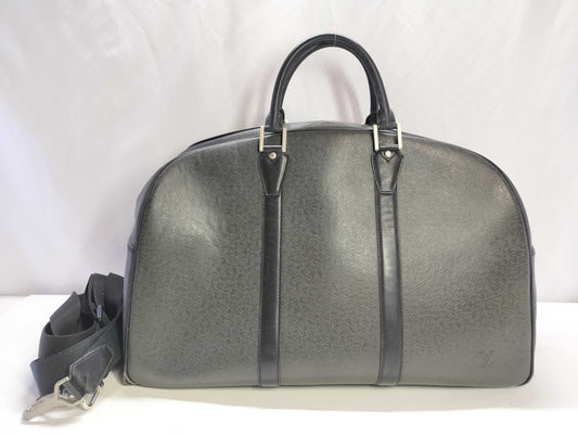 LOUIS VUITTON Taiga Kendall PM M30122 Boston Bag with Unclear Serial Number