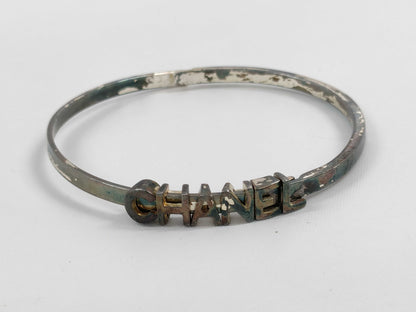 CHANEL 01P Logo SP Bracelet Bracelet Bangle