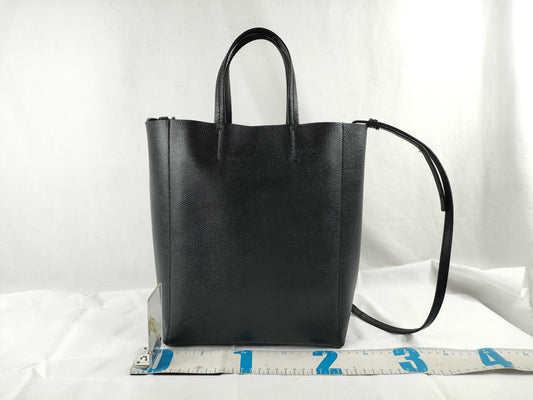 CELINE Celine Vertical Cabas Small 2-Way Handbag Phoebe Black Handbag
