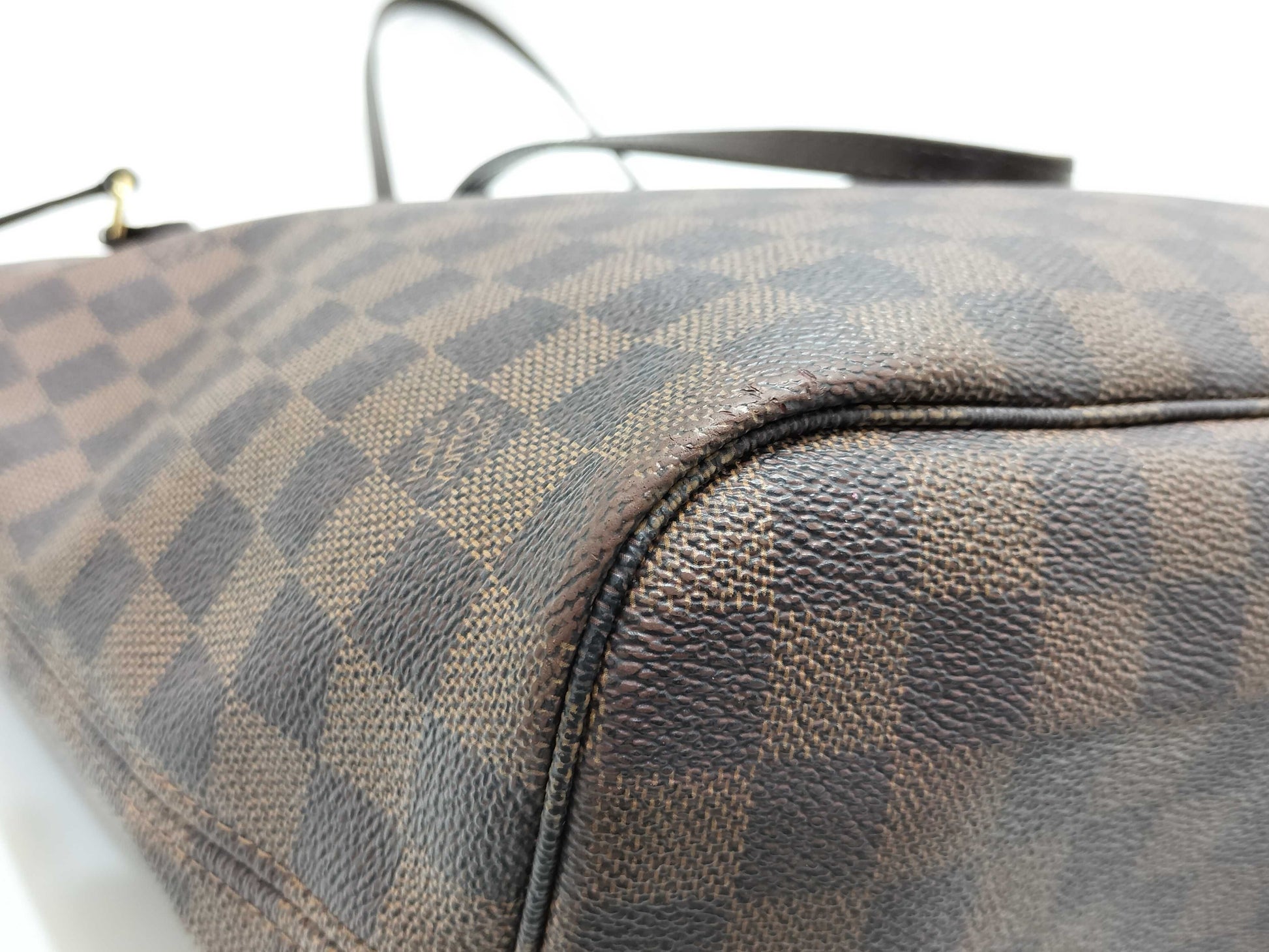 LOUIS VUITTON Damier Neverfull MM Brown Tote Bag N51105